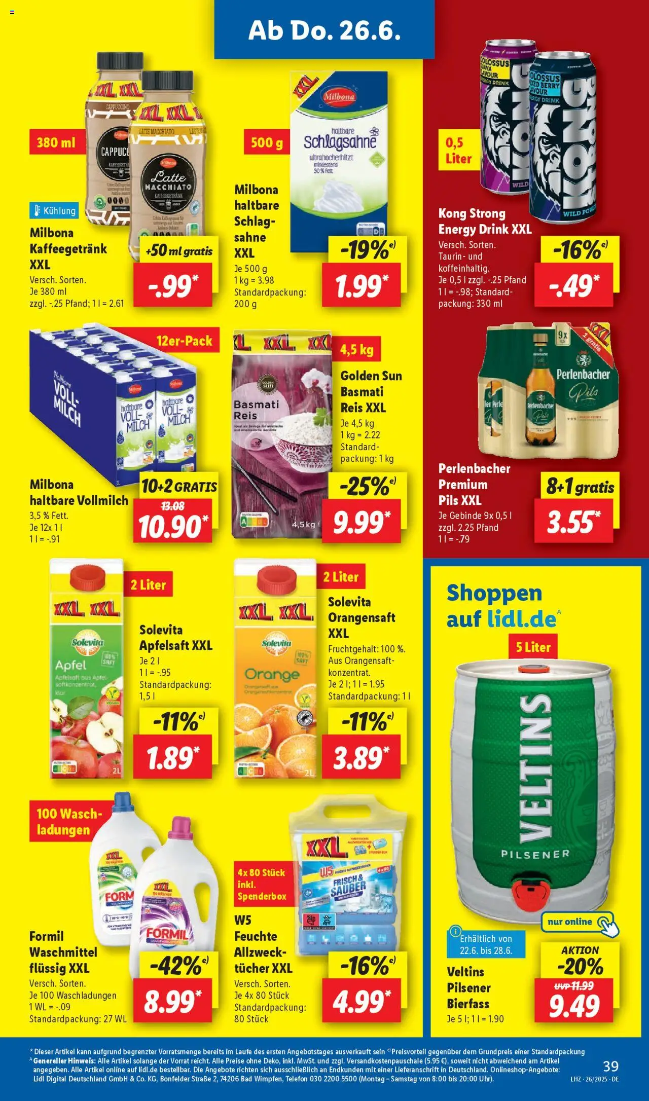 Lidl Prospekt 	 - gültig ab dem 23.06.2025 | Seite: 55 | Produkte: Bad, Apple, Telefon, Veltins