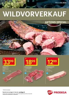 Vorschau von dem Prospekt - Prodega Aktionen Wildvorverkauf ab 17.07.2025