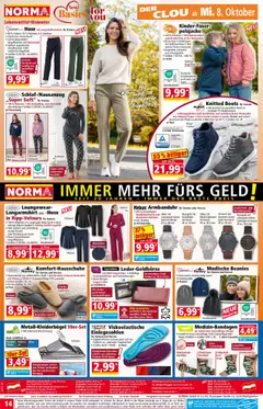 Norma Flugblatt ab 06.10.2025 gültig | Seite: 14 | Produkte: Jacke, Hose, Batterie
