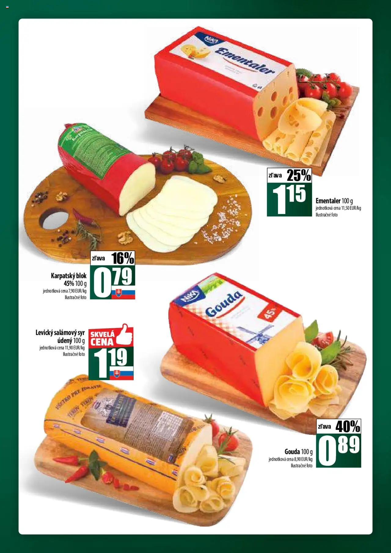COOP Jednota široká ponuka │ platný od 21.08.2025 | Strana: 19 | Produkty: Syr, Gouda