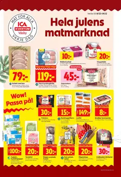 ICA Kvantum - Upplands Väsby - Förhandsvisning av reklamblad från butik ICA Kvantum aktuell från 08.12.2025
