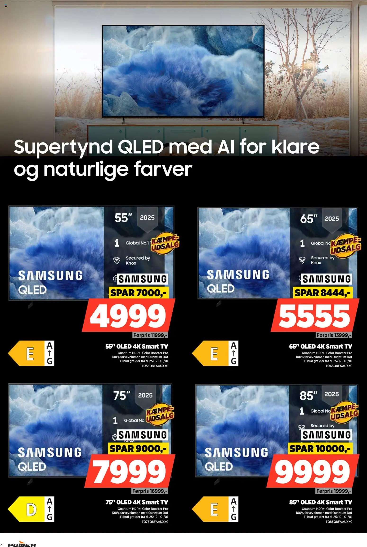 Power tilbudsavis – gyldig fra 25.12.2025 | Side: 4 | Produkter: Smart TV, TV