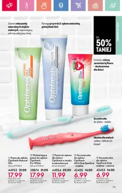 Oriflame Katalog 12 2025 od 17.08.2025 | Strona: 135 | Produkty: Pasta do zębów, Szczoteczka do zębów