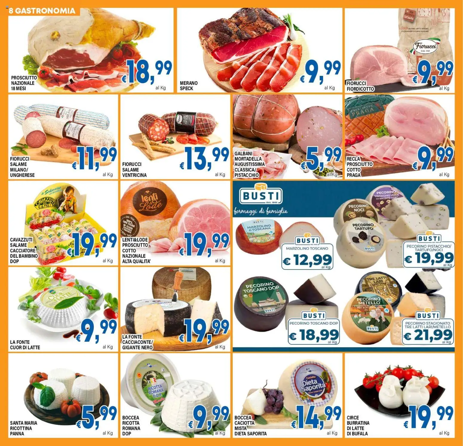 Volantino DEM del 18.11.2025 | Pagina: 8 | Prodotti: Speck, Tartufo, Mortadella, Ricotta