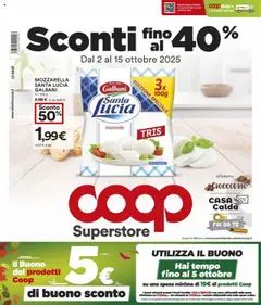 Anteprima del volantino COOP Superstore - Milano catalogo valido a partire dal 02.10.2025