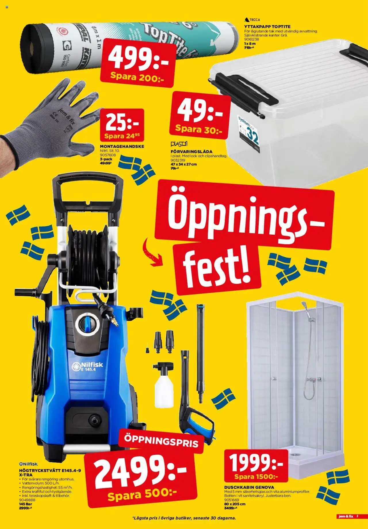 Jem & Fix reklamblad aktuell från 09.09.2025 | Sida: 7 | Produkter: Högtryckstvätt