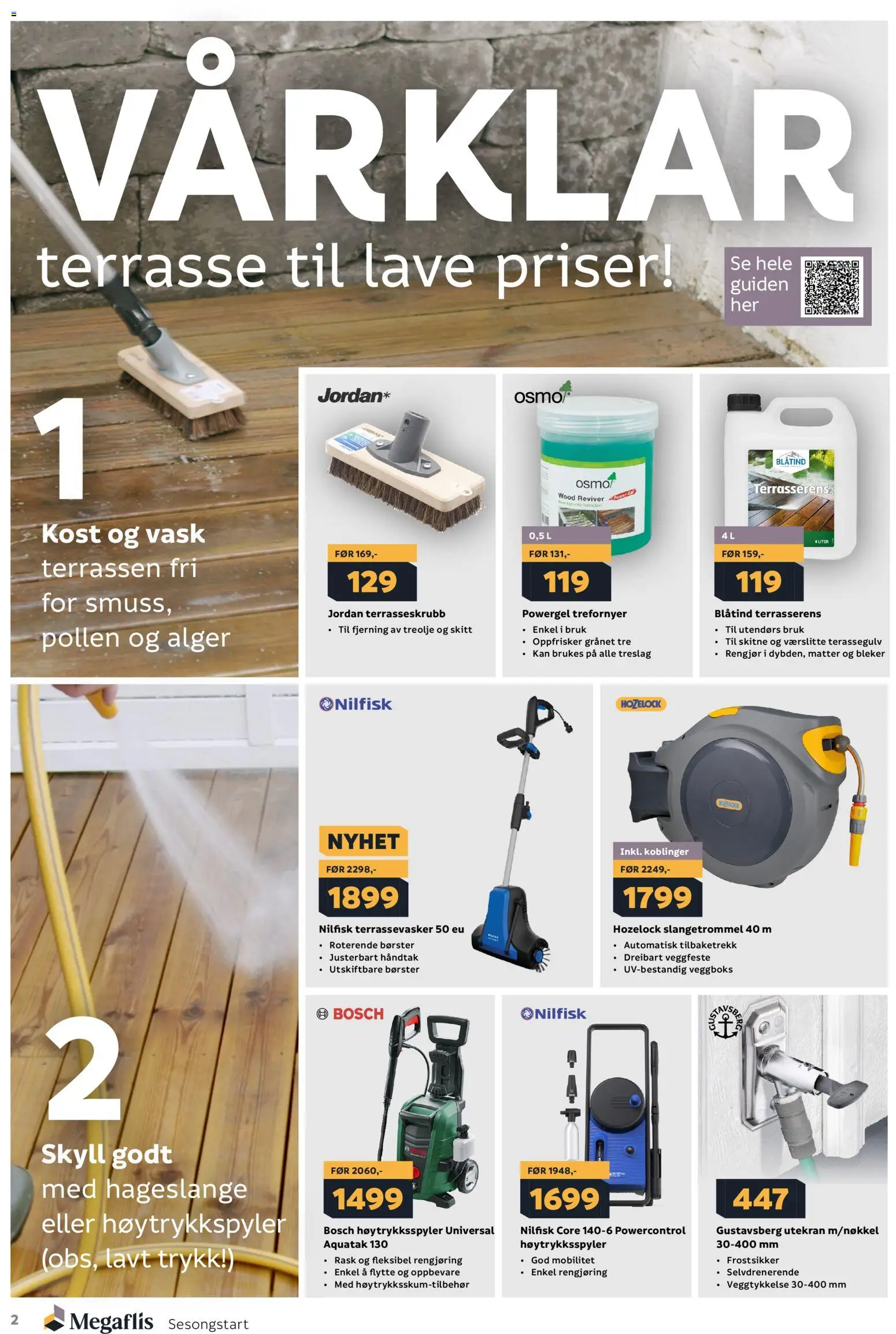 {H1} | Side: 2 | Produkter: Høytrykkspyler, Vask, Champagne, Håndtak