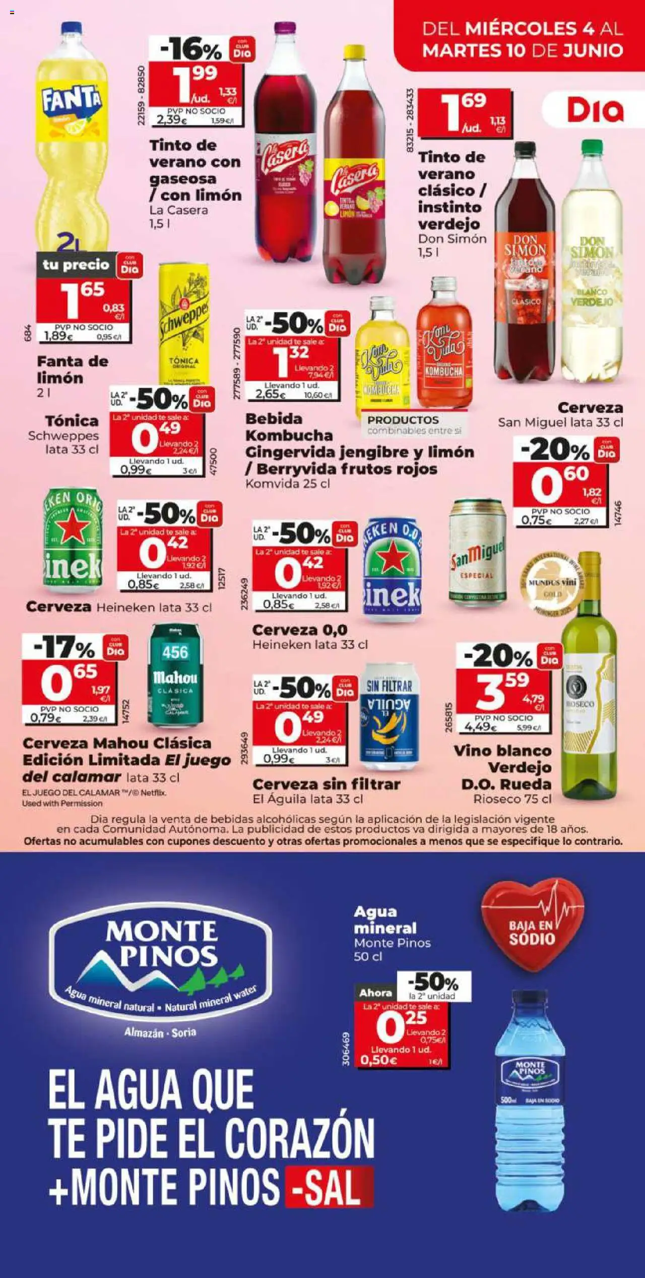 Dia - folleto Market │ válido desde el 04.06.2025 | Página: 11 | Productos: Vino, Té, Agua mineral, Gaseosa