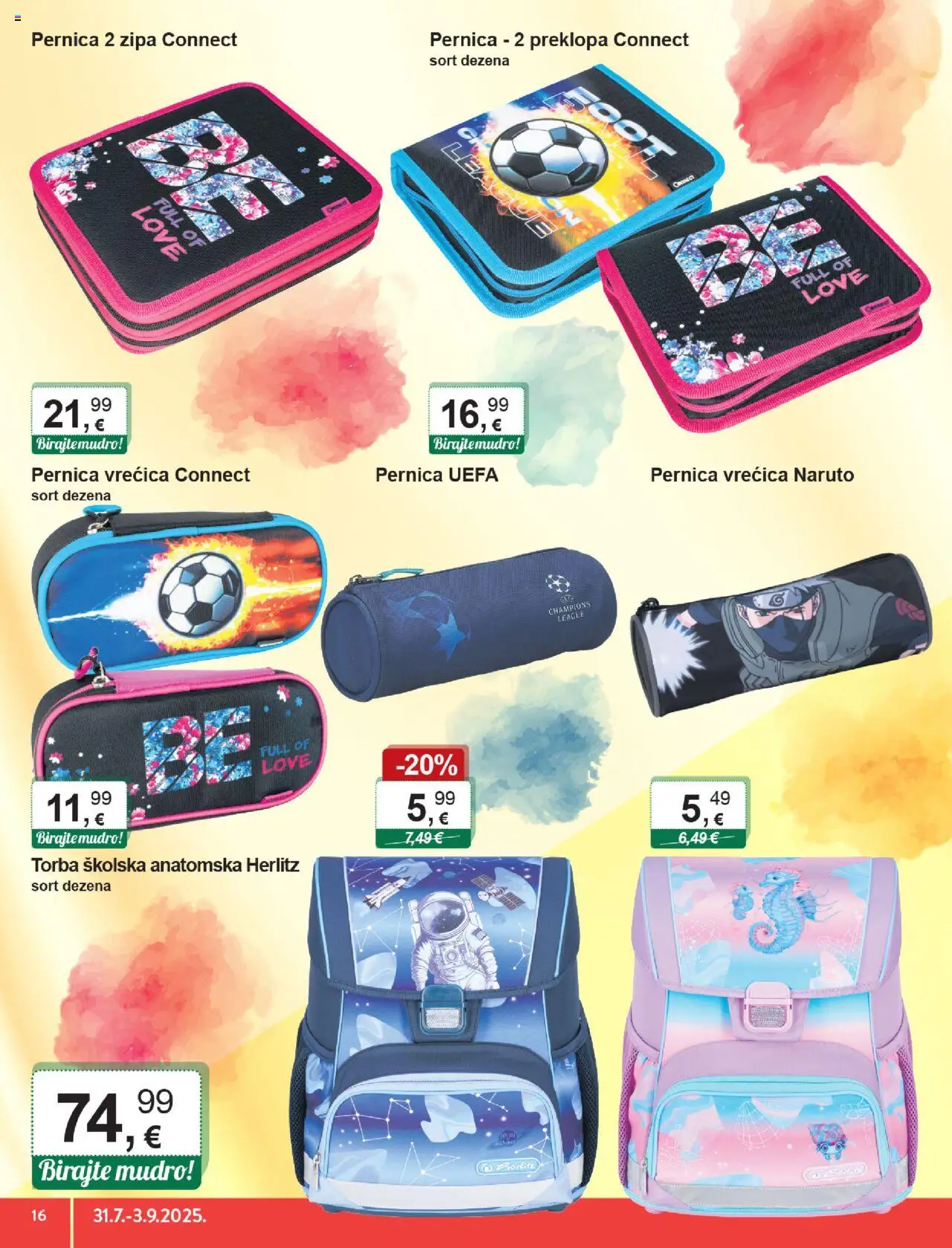 KTC katalog | vrijedi od 31.07.2025 | Stranica: 16 | Proizvodi: Pernica, Torba