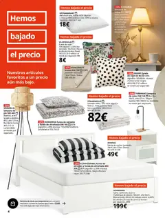 Vista previa IKEA - Hemos bajado el precio válido desde el 01.04.2026 | Página: 4 | Productos: Ropa, Bombilla, Κασέρι, Cojín