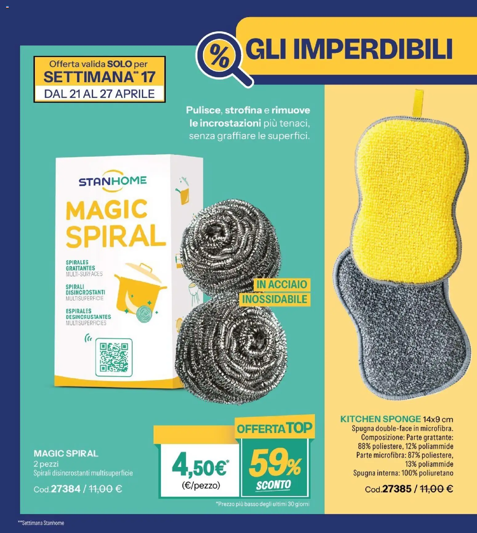 Volantino Stanhome del 21.04.2026 | Pagina: 2 | Prodotti: Spugna, Top