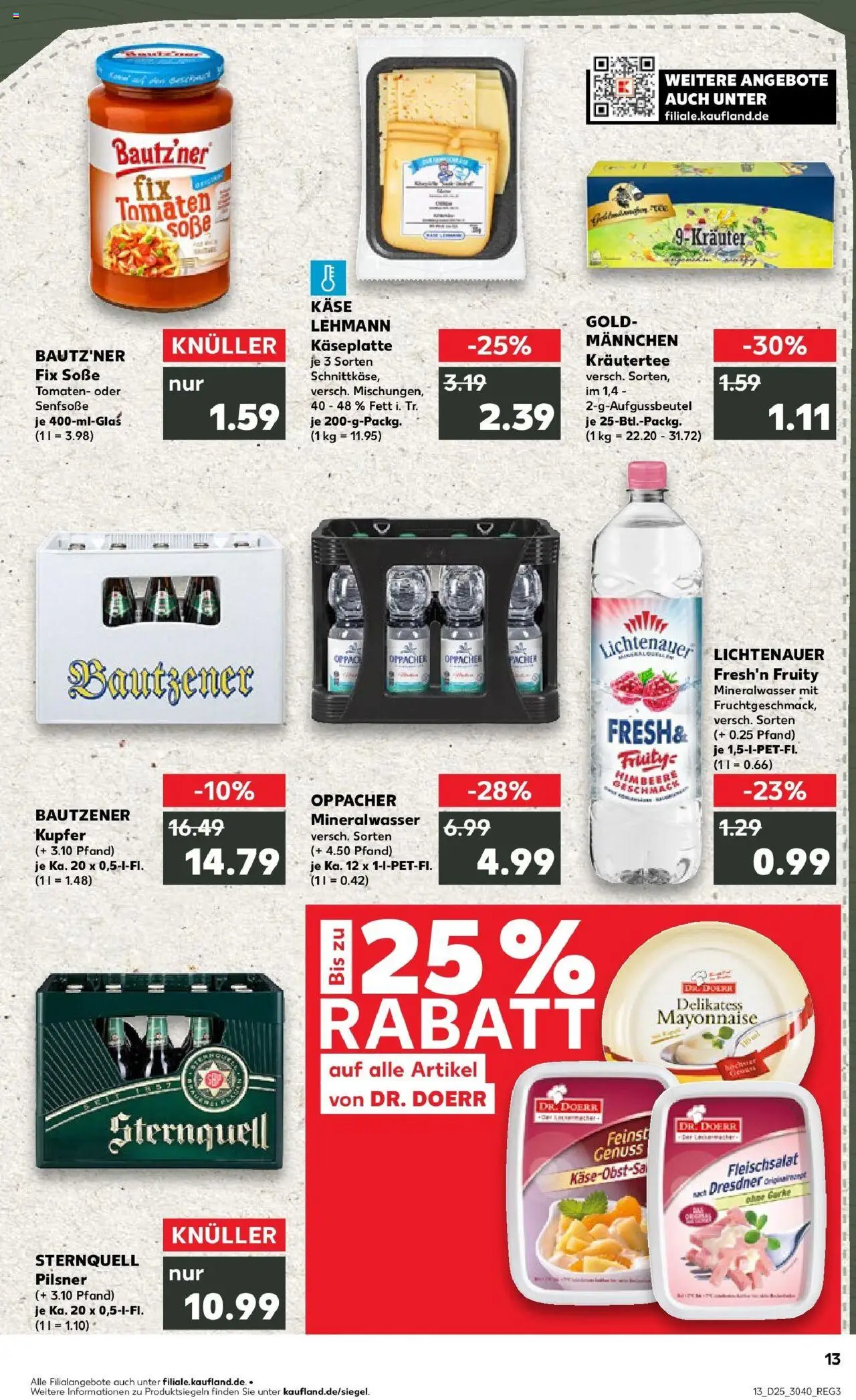 Kaufland prospekt Bautzen	 - gültig ab dem 22.06.2025 | Seite: 26 | Produkte: Tomaten, Mineralwasser, Mayonnaise, Soße