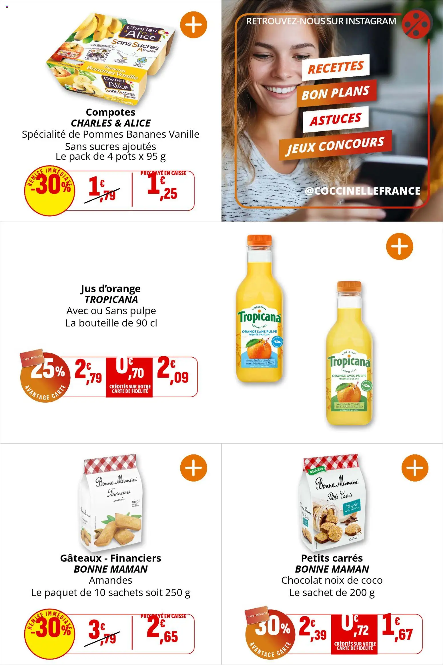 {H1} | Page: 39 | Produits: Jus d'orange, Noix de coco, Jeux, Amandes