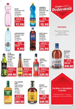 Náhled letáku TULLAMORE DEW, Irská whiskey/Likér na bázi whisky 35%/40% různé druhy 0,5 l láhev od 05.11.2025 | Strana: 41 | Produkty: Rum, Voda, Heffron, Likér