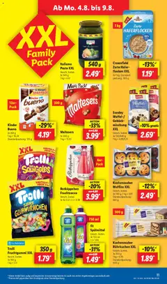 Lidl Prospekt München - gültig ab dem 04.08.2025 | Seite: 17 | Produkte: Äpfel, Grapefruit, Rotkäppchen, Kuchen