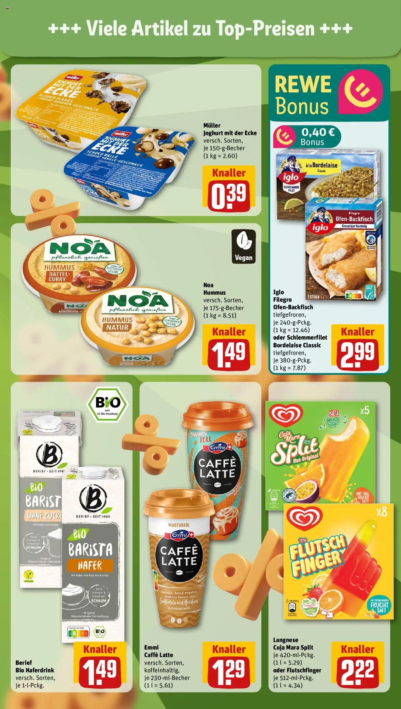 Rewe ihr Kaufpark Prospekt 	 - gültig ab dem 30.06.2025 | Seite: 17 | Produkte: Langnese, Joghurt, Haferdrink, Saft