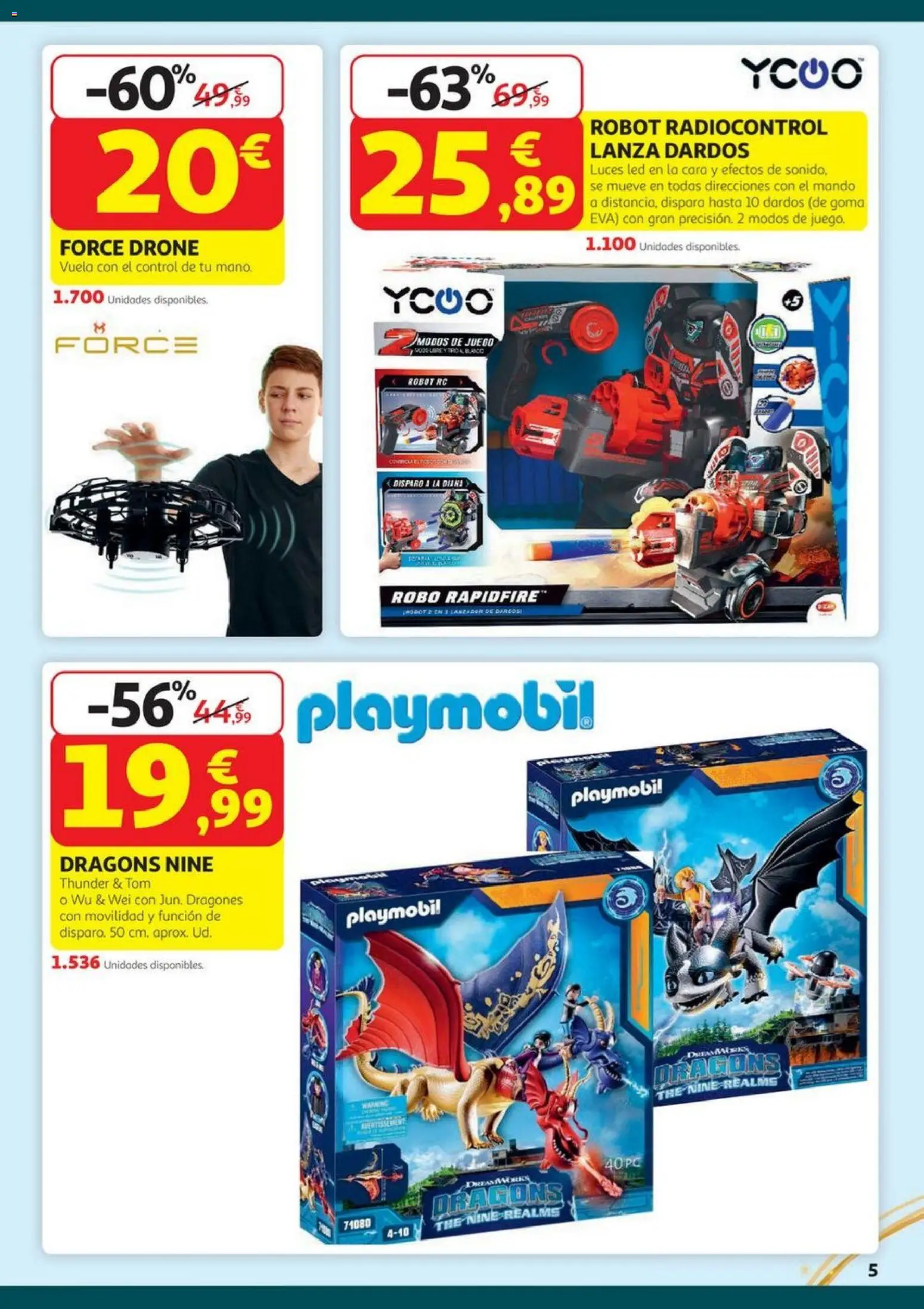 Alcampo - Joguines HG Cat │ válido desde el 23.10.2025 | Página: 5 | Productos: Drone, PC, Robot