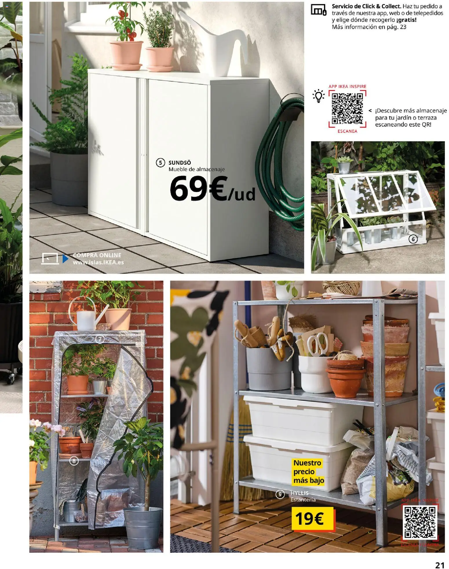 Catálogo IKEA Muebles de exterior │ válido desde el 10.12.2025 | Página: 21 | Productos: Almacenaje