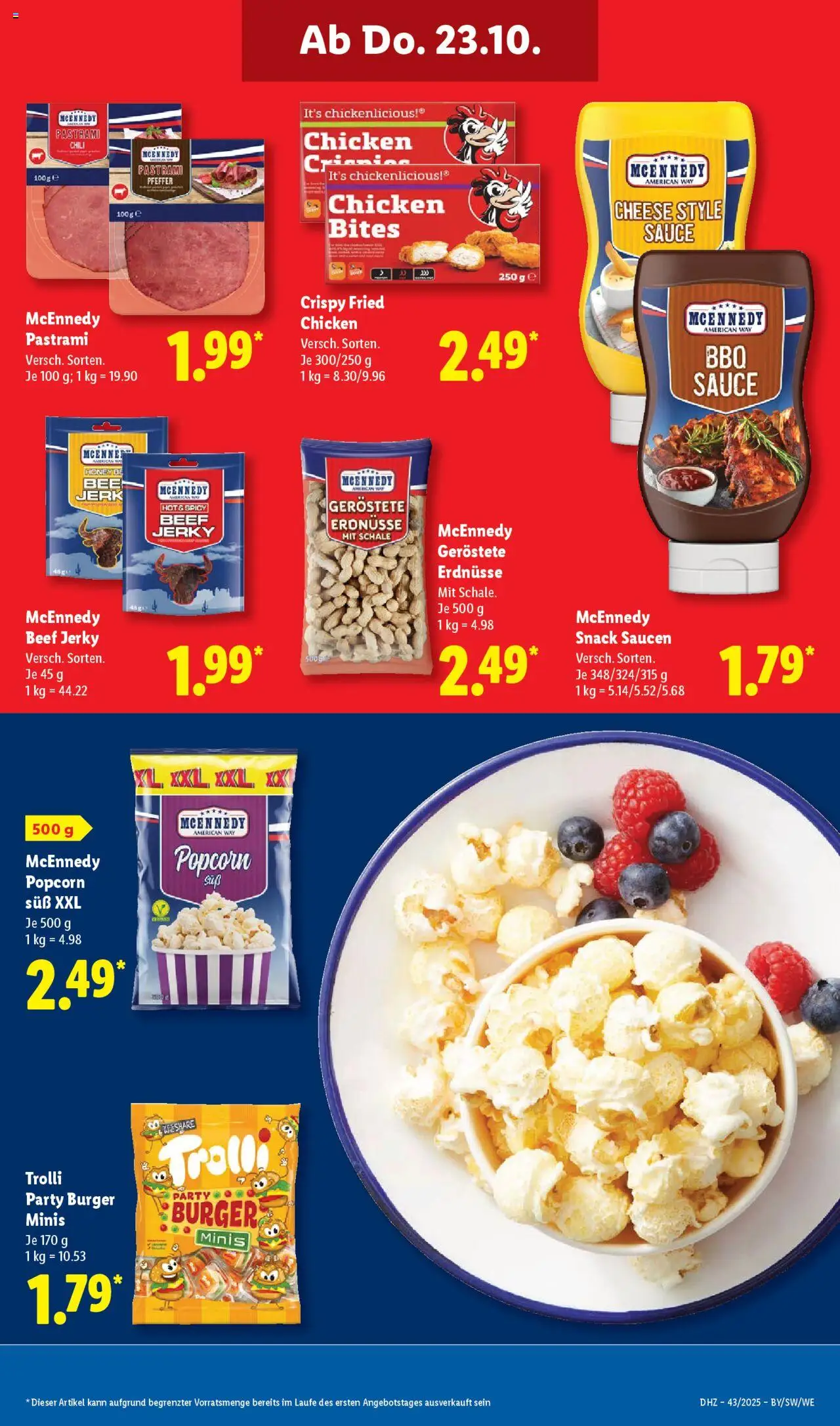 Lidl Prospekt Kornwestheim – gültig ab 20.10.2025 | Seite: 59 | Produkte: Erdnüsse, Burger, Pfeffer, Chili
