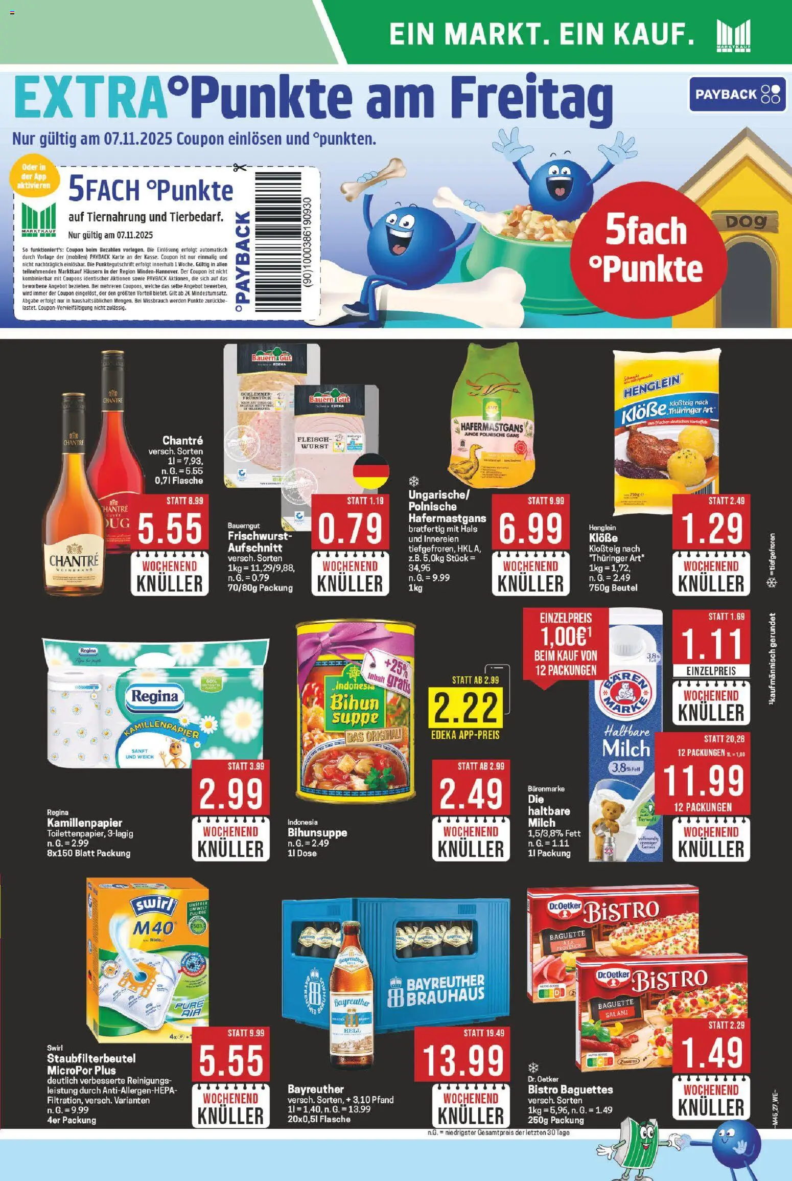 Marktkauf Prospekt 	 – gültig ab 03.11.2025 | Seite: 27 | Produkte: Chantré, Wurst, Salami, Fleisch