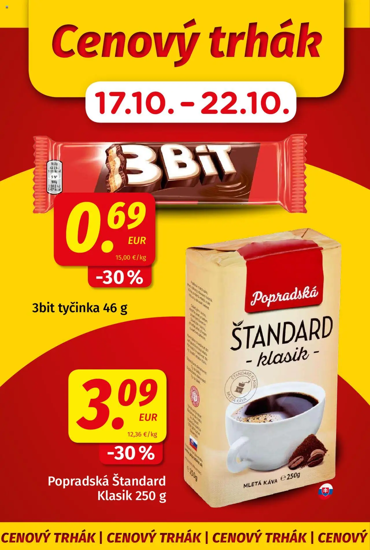 Nové Koruna akcie – leták je platný od 10.10.2025 | Strana: 3 | Produkty: Káva