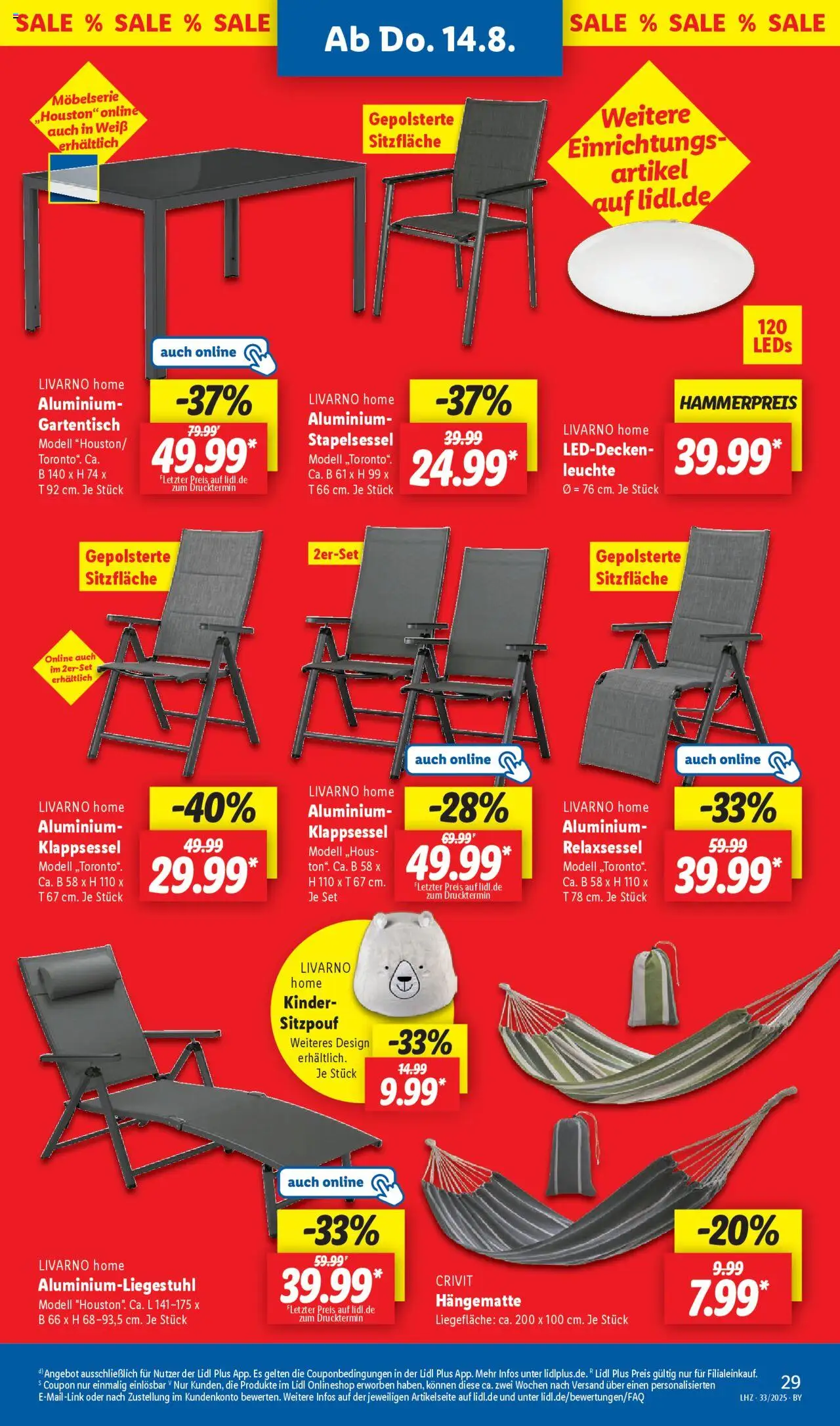 Lidl Prospekt Uffenheim - gültig ab dem 11.08.2025 | Seite: 41 | Produkte: Relaxsessel