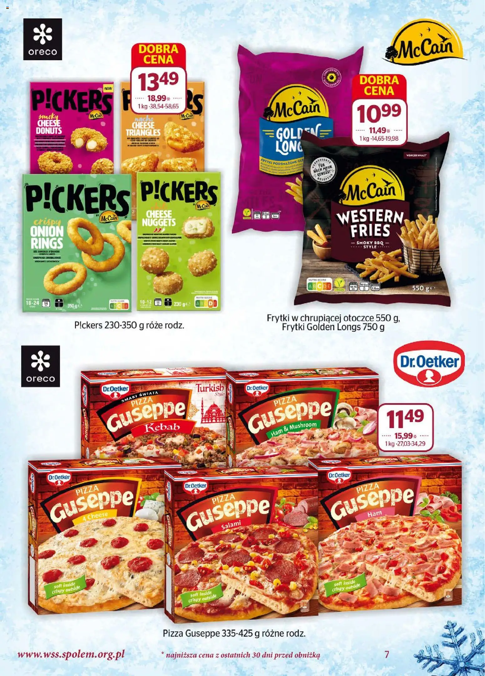 Społem Gazetka od 01.02.2026 | Strona: 7 | Produkty: Kebab, Salami, Pizza, Frytki