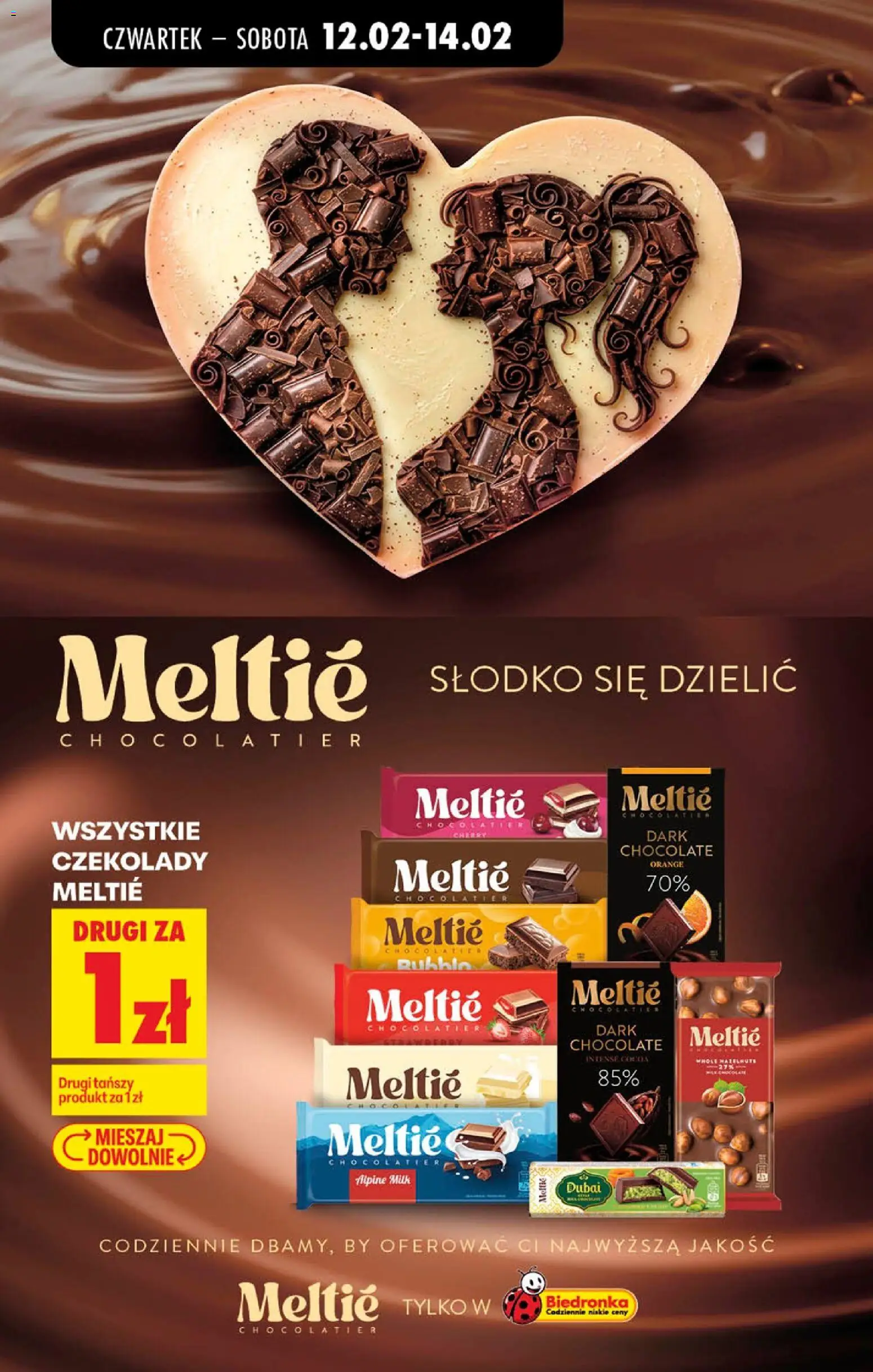 Biedronka gazetka - Oferta w tym tygodniu od 12.02.2026 | Strona: 61 | Produkty: Czekolady, Czekolada