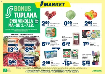 S-market-mainoslehti voimassa 26.11.2025 alkaen