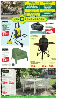 Van Cranenbroek folder - Voorbeeld van een folder van Van Cranenbroek, geldig van 27.04.2026 | Pagina: 1