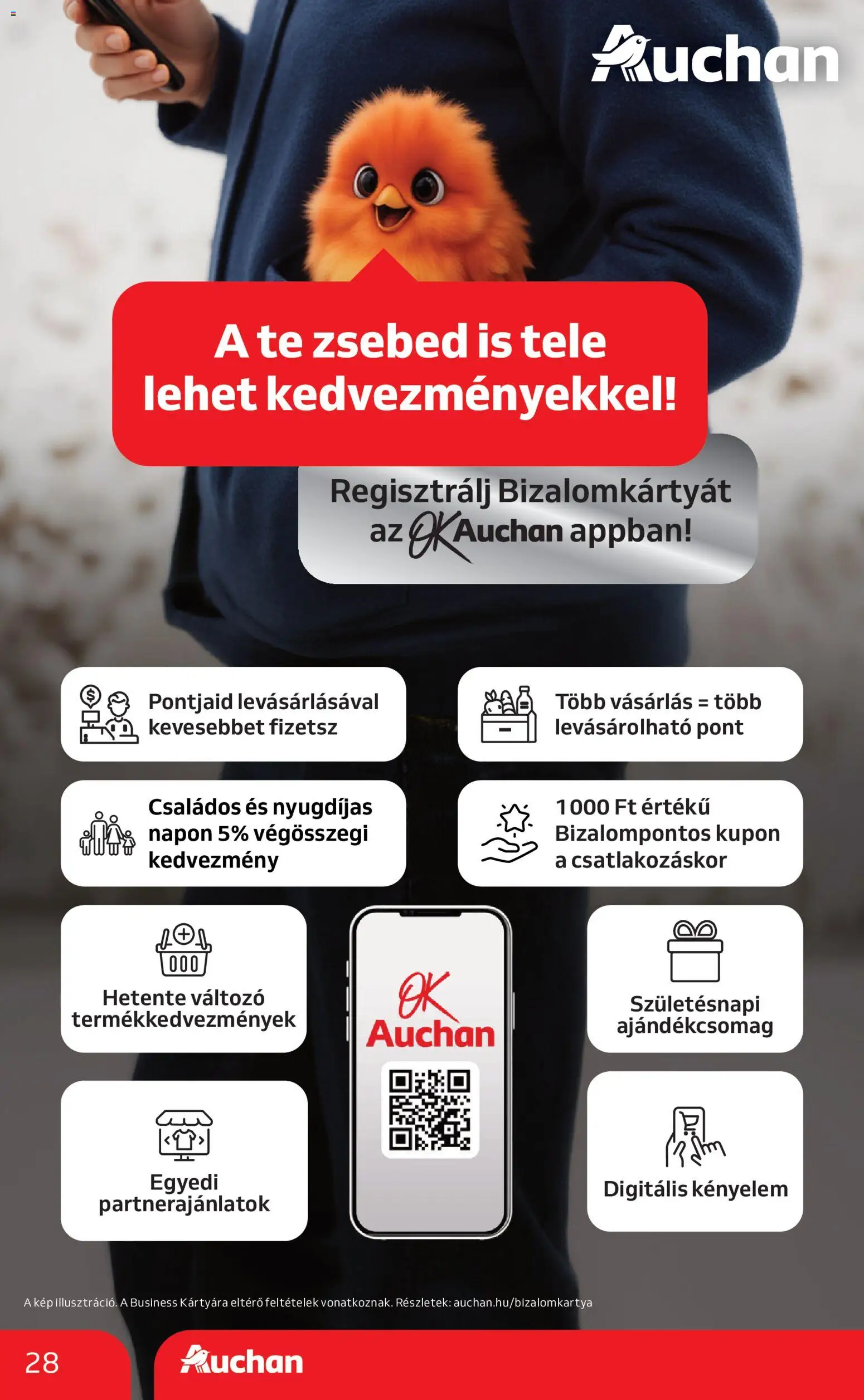 Auchan akciós ujság - amely érvényes a következő dátumtól: 02.01.2026 | Oldal: 28