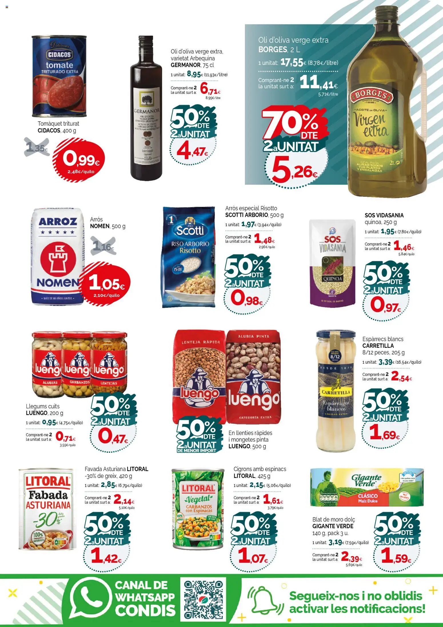 Condis folleto life │ válido desde el 05.11.2025 | Página: 15 | Productos: Aceite, Arroz, Πορσελάνη, Aceite de oliva