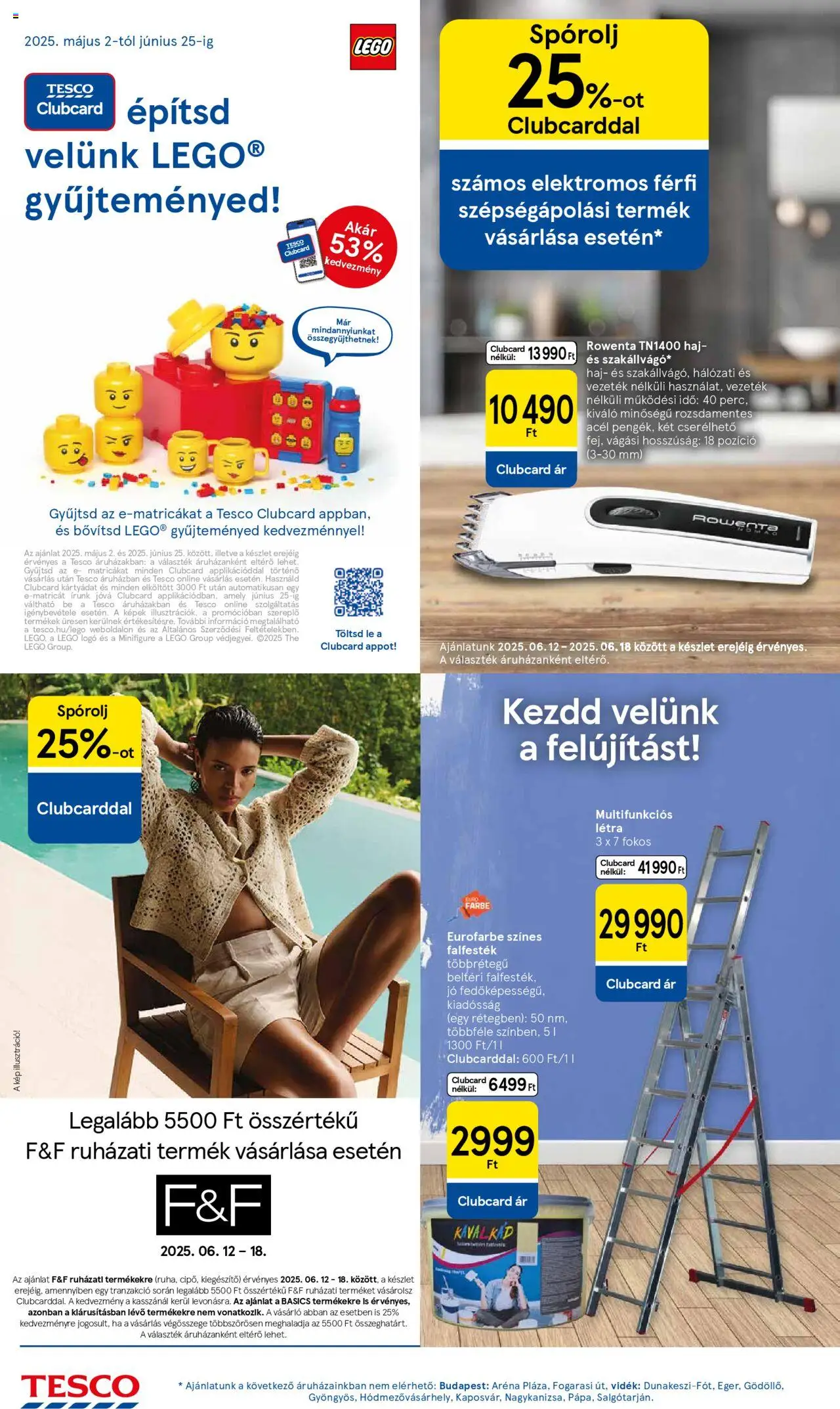 Tesco akciós ujság - amely érvényes a következő dátumtól: 12.06.2025 | Oldal: 16 | Termékek: Létra