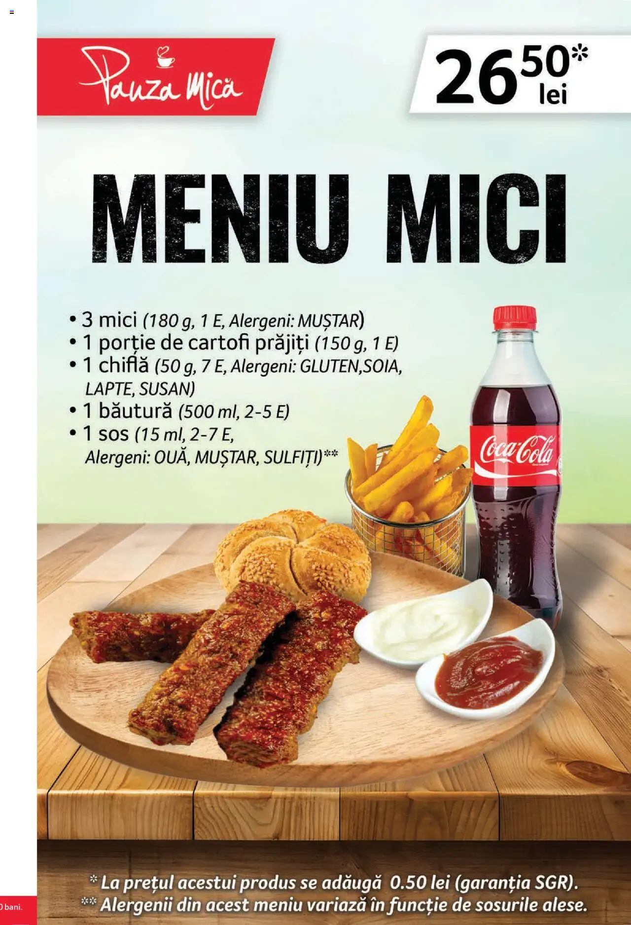 Catalog Selgros - Magazine Mici – valabil de la 08.08.2025 | Pagină: 3 | Produse: Mici, Chiflă, Cartofi, Sos