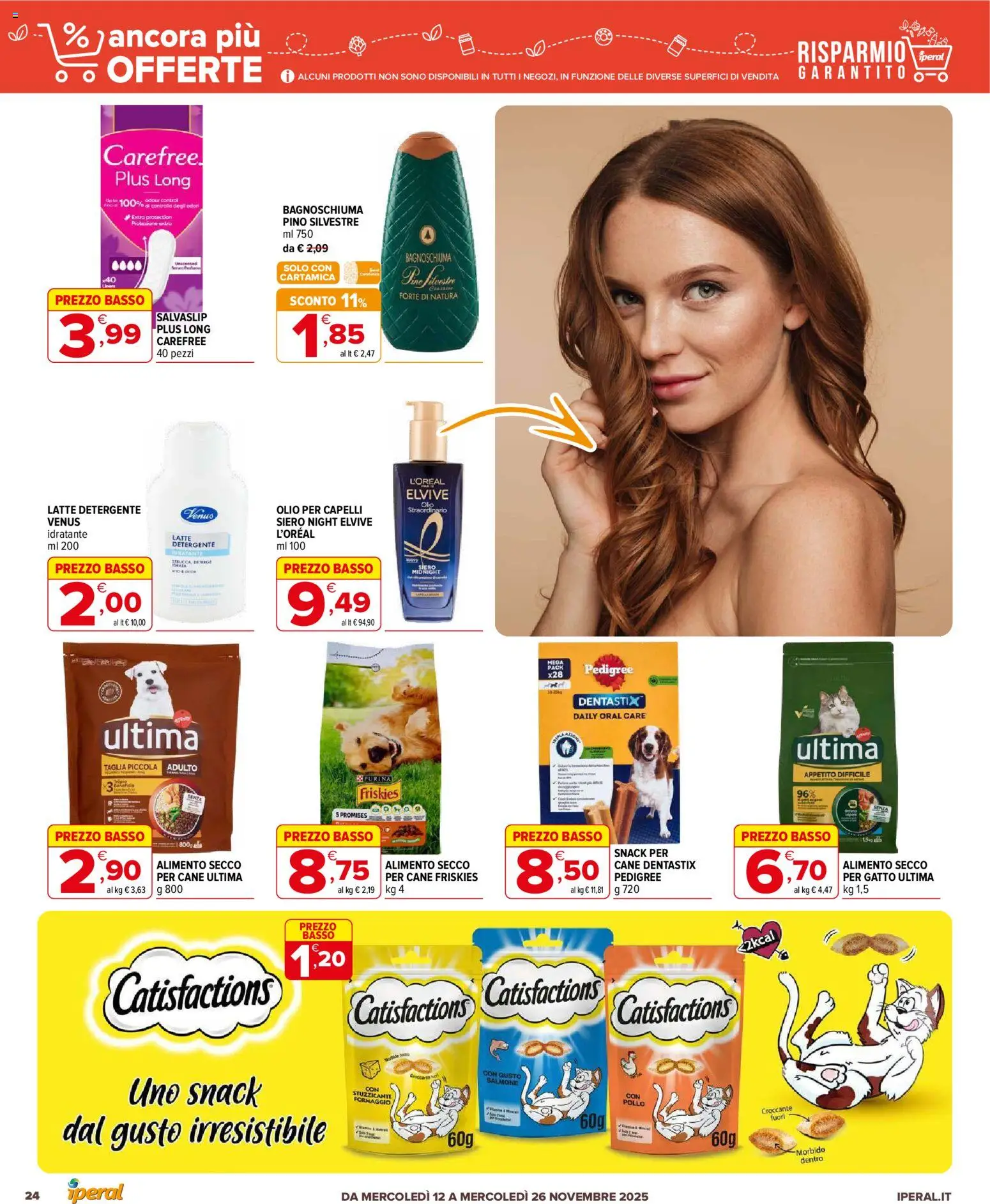 Volantino Iperal del 12.11.2025 | Pagina: 24 | Prodotti: Bagnoschiuma, Detergente, Latte, Formaggio