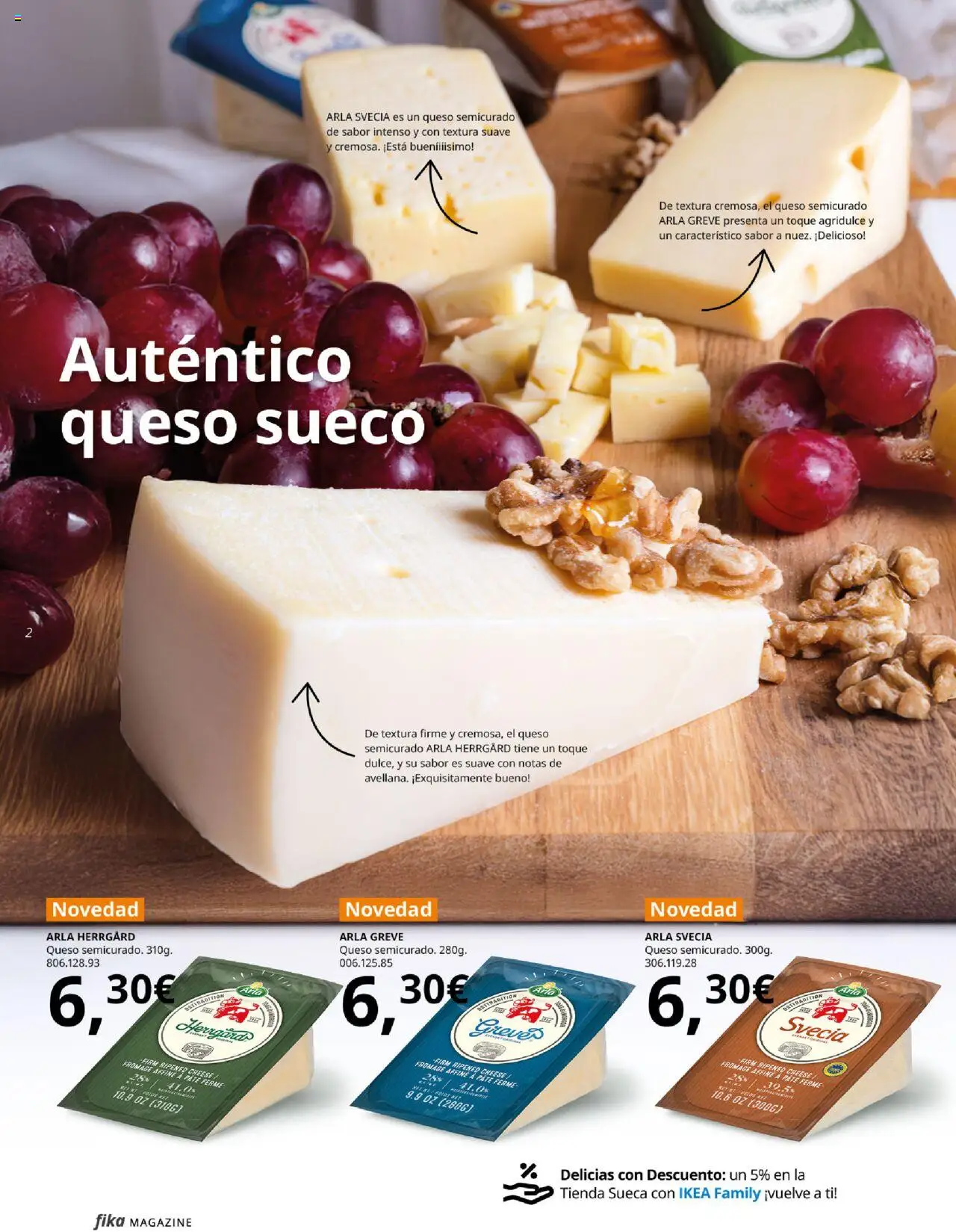 Catálogo IKEA Fika │ válido desde el 01.04.2025 | Página: 2 | Productos: Queso, Paté