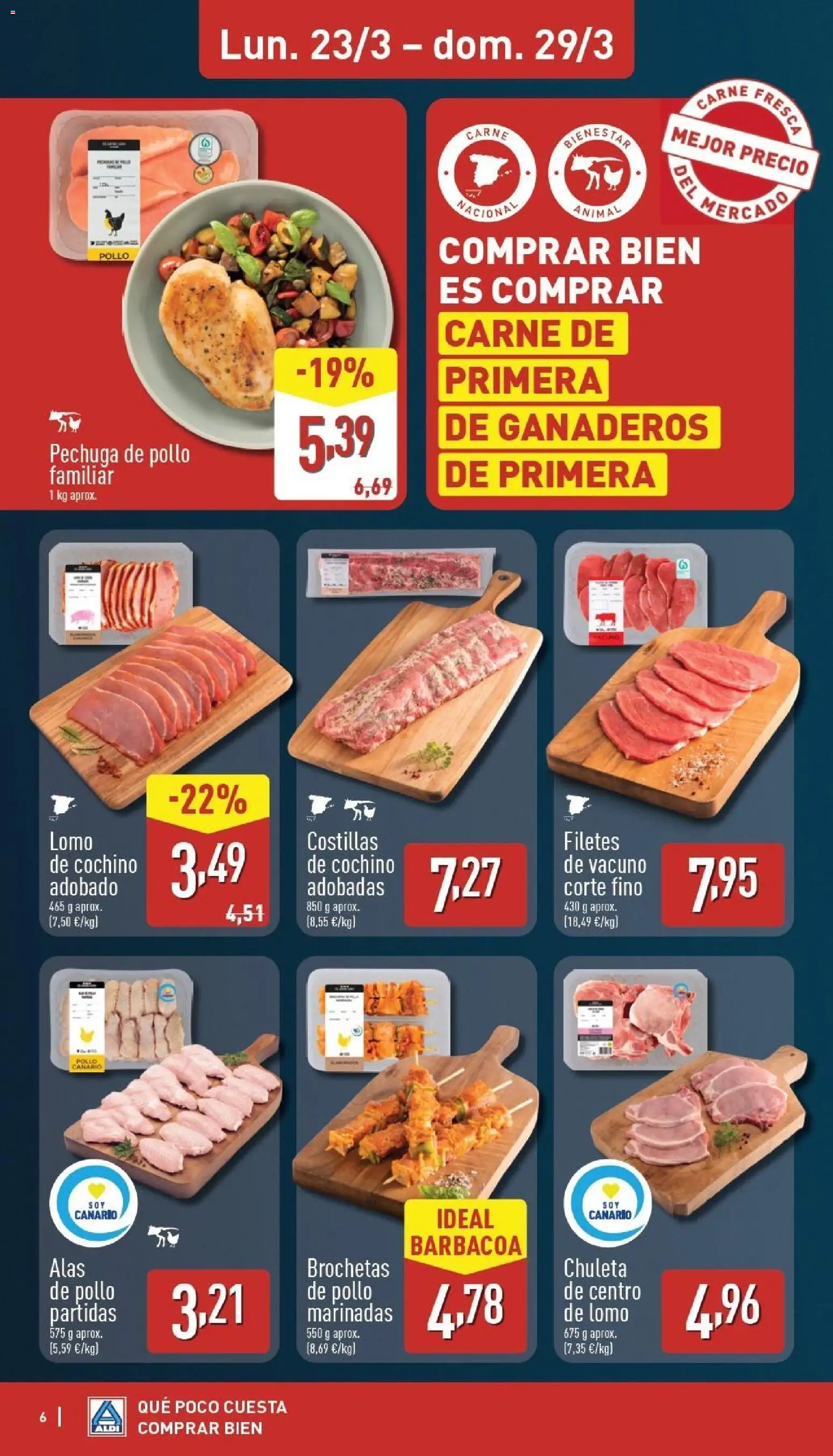 Aldi folleto Canarias │ válido desde el 23.03.2026 | Página: 6 | Productos: Barbacoa