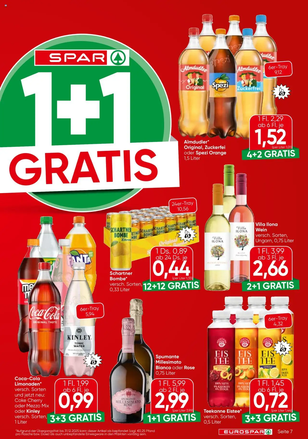 Eurospar Flugblatt - Kärnten gültig ab 25.09.2025 | Seite: 7 | Produkte: Wein