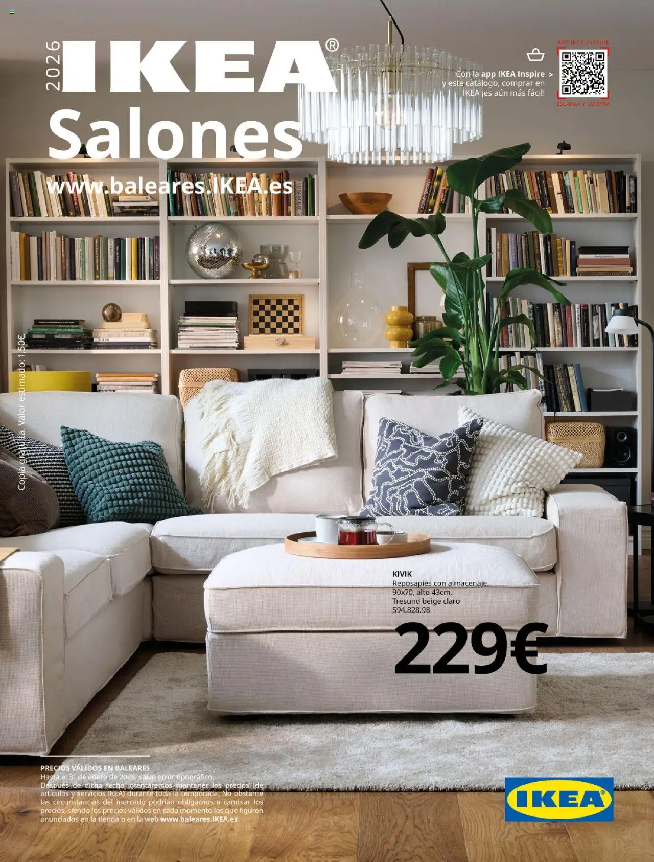 Catálogo IKEA Salones │ válido desde el 01.09.2025 | Página: 1 | Productos: Reposapiés