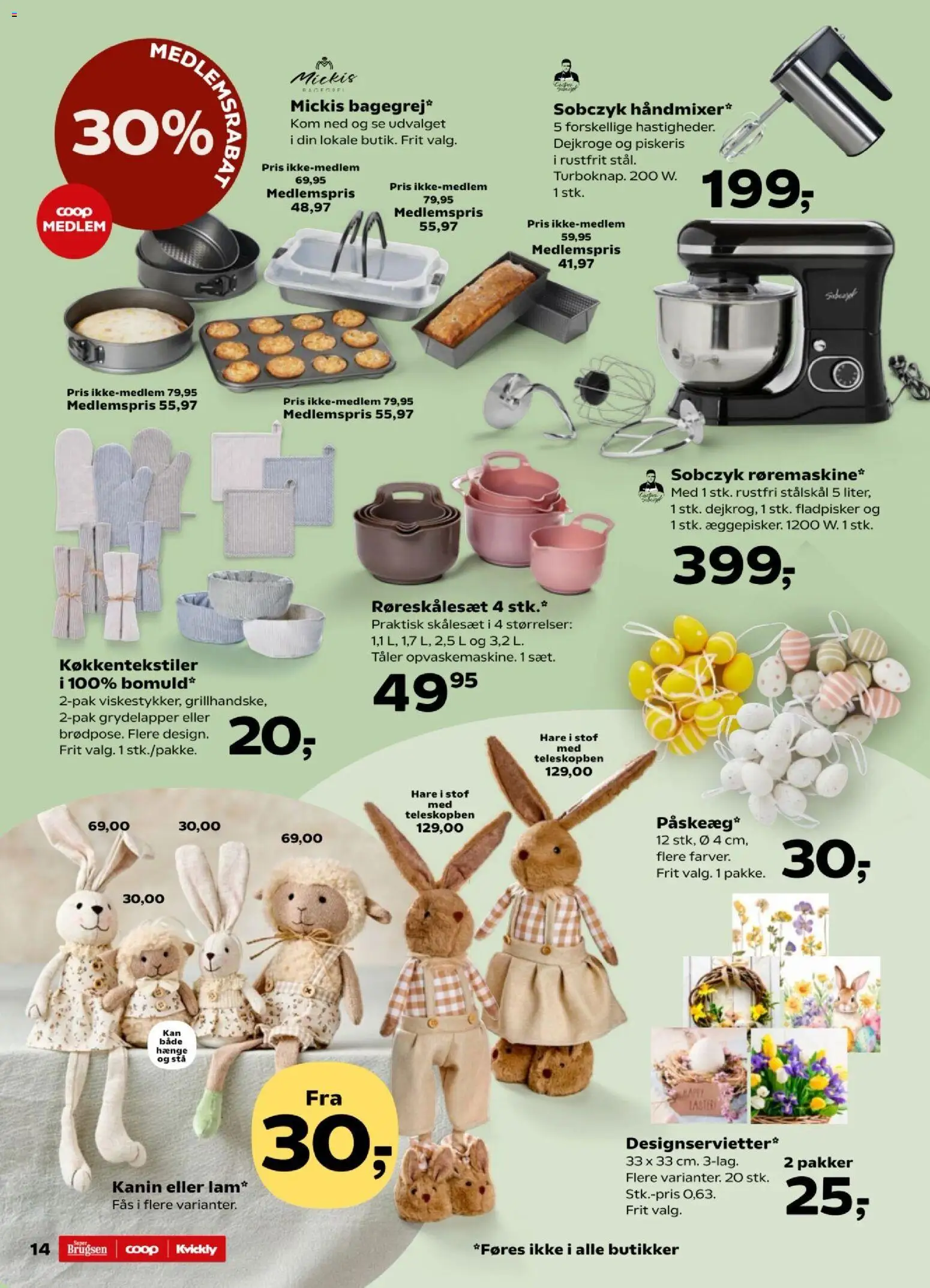 Super Brugsen tilbudsavis – gyldig fra 19.03.2026 | Side: 14 | Produkter: Stof, Piskeris