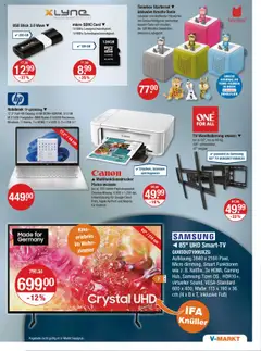 V-Markt - Hallertau/Oberpfalz – gültig ab 11.09.2025 | Seite: 25 | Produkte: USB, Usb stick, Ladegerät, TV