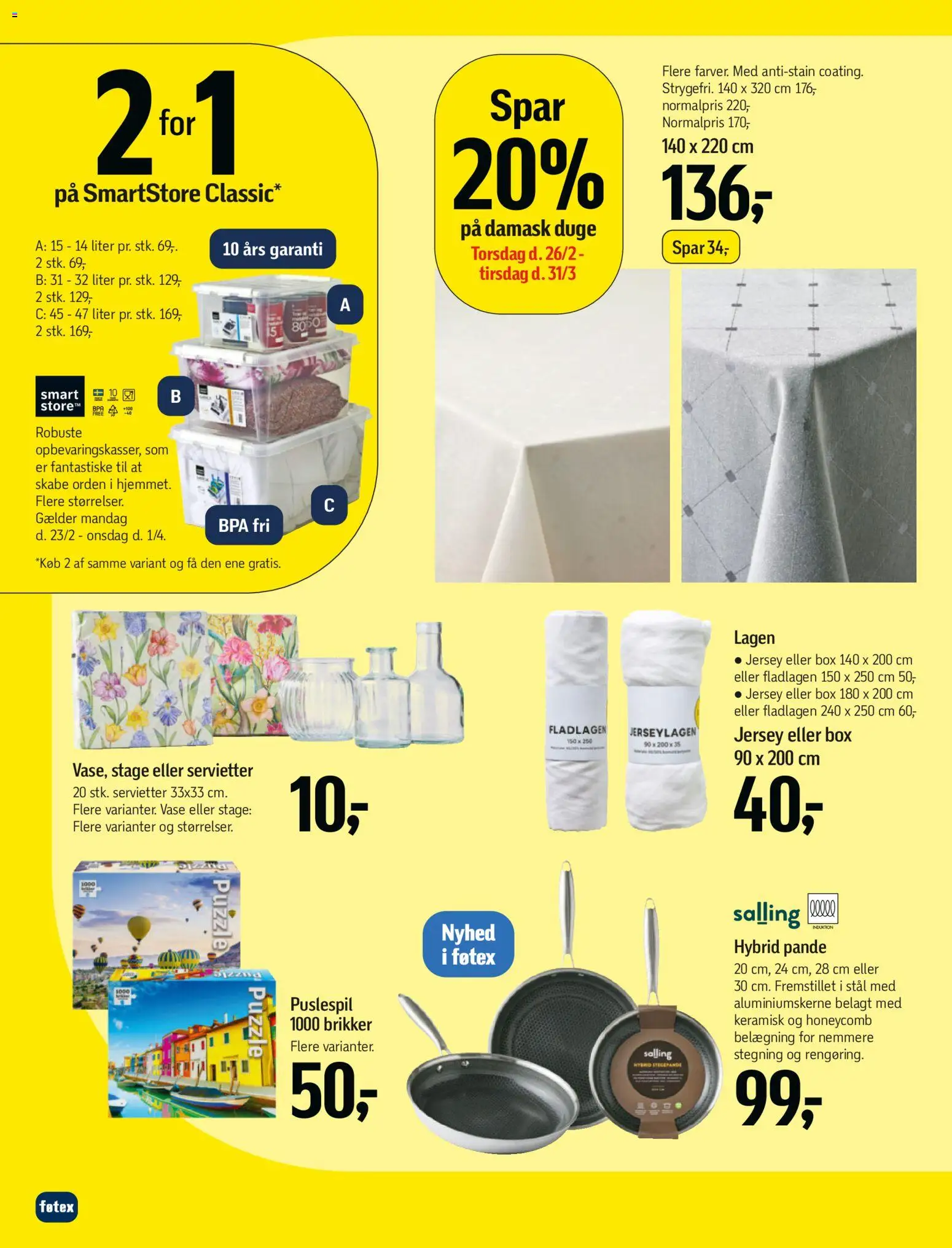 Føtex tilbudsavis – gyldig fra 27.02.2026 | Side: 10 | Produkter: Vase, Søm