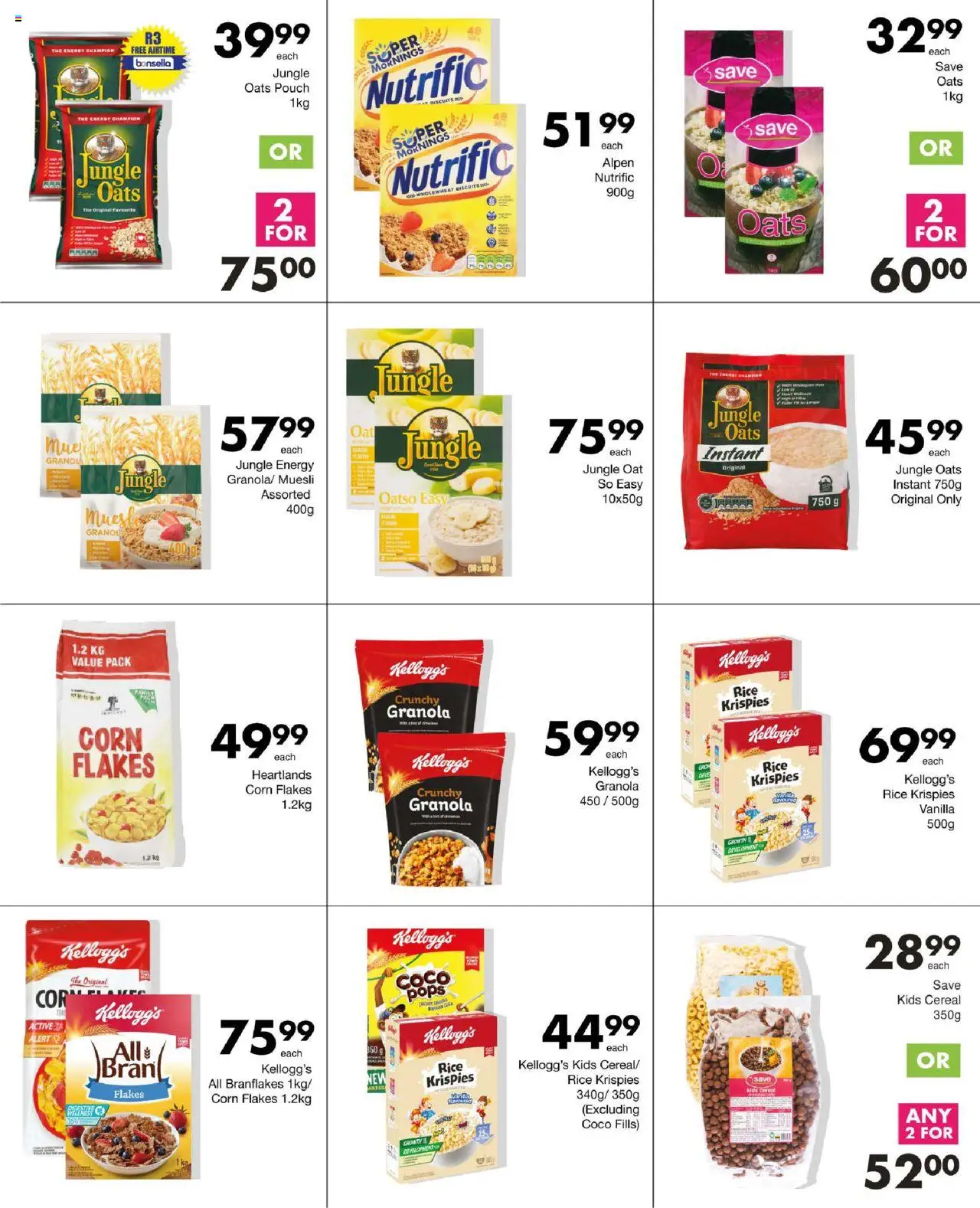 Save Specials │ valid from 14.08.2025 | Page: 33 | Products: Corn, Oats, Rice, Flakes