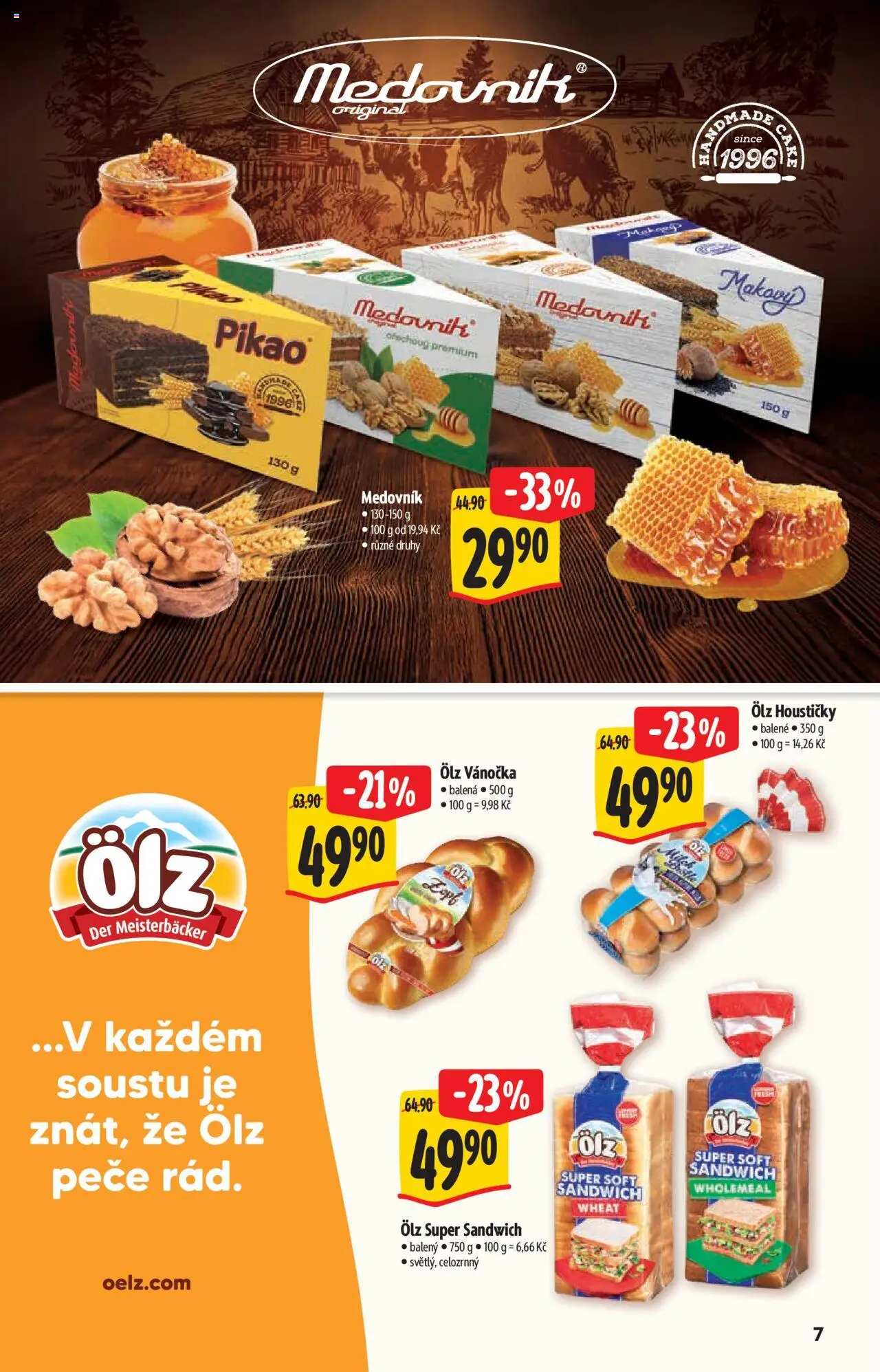 Albert katalog - Hypermarket od 22.10.2025 | Strana: 7 | Produkty: Medovník, Vánočka