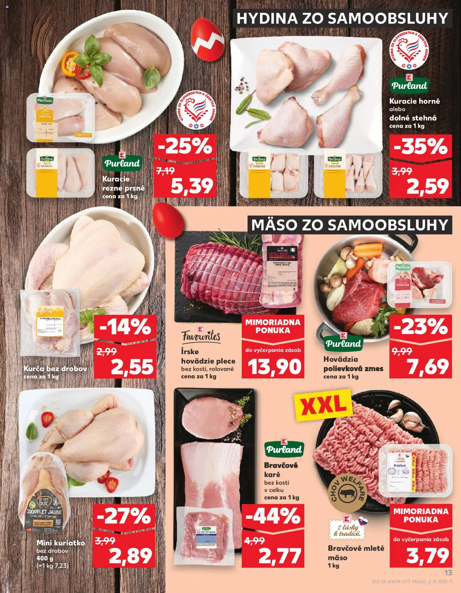 Kaufland SK akciós ujság - amely érvényes a következő dátumtól: 01.04.2026 | Oldal: 13
