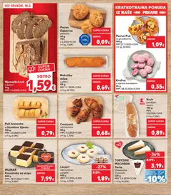 TORTERIE MACARON Torta Cheesecake, 2 komada 220 g - Pregled kataloga iz trgovine Kaufland, vrijedi od 18.02.2026 | Stranica: 12 | Proizvodi: Kruh, Pecivo, Torta