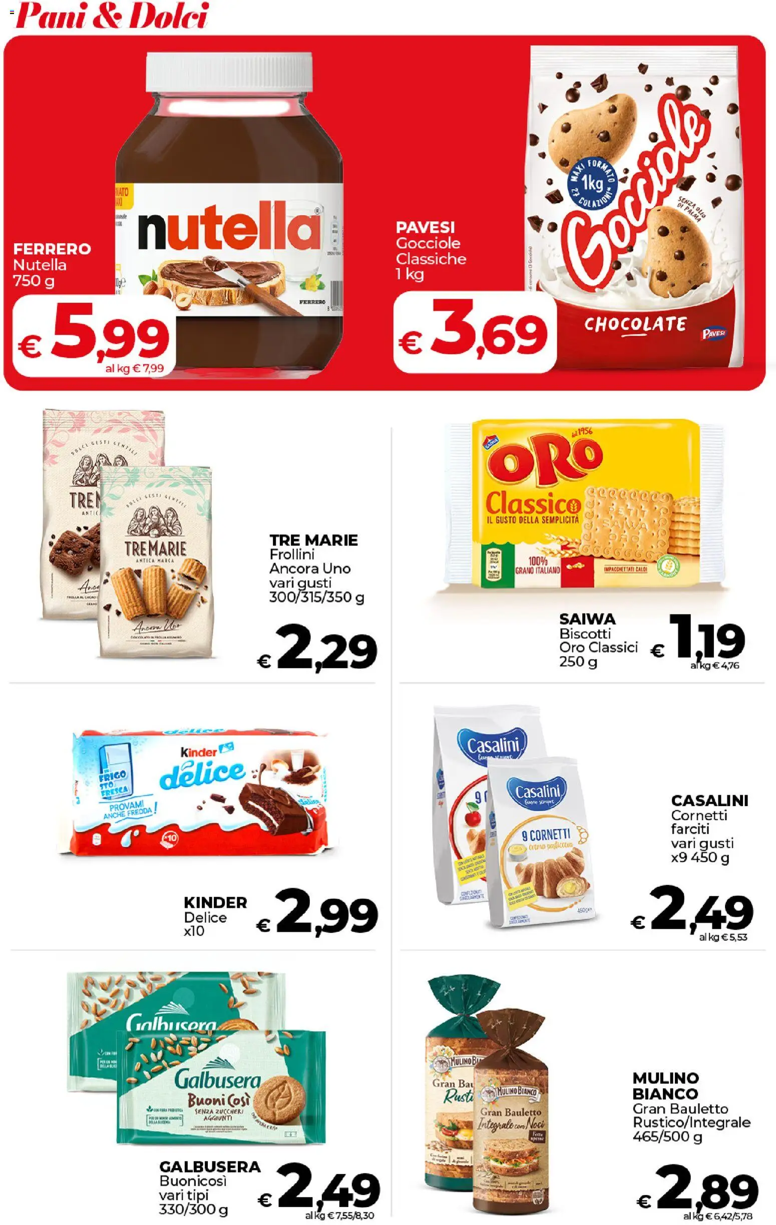 Volantino COOP del 17.01.2026 | Pagina: 26 | Prodotti: Crema, Biscotti, Olio, Frollini