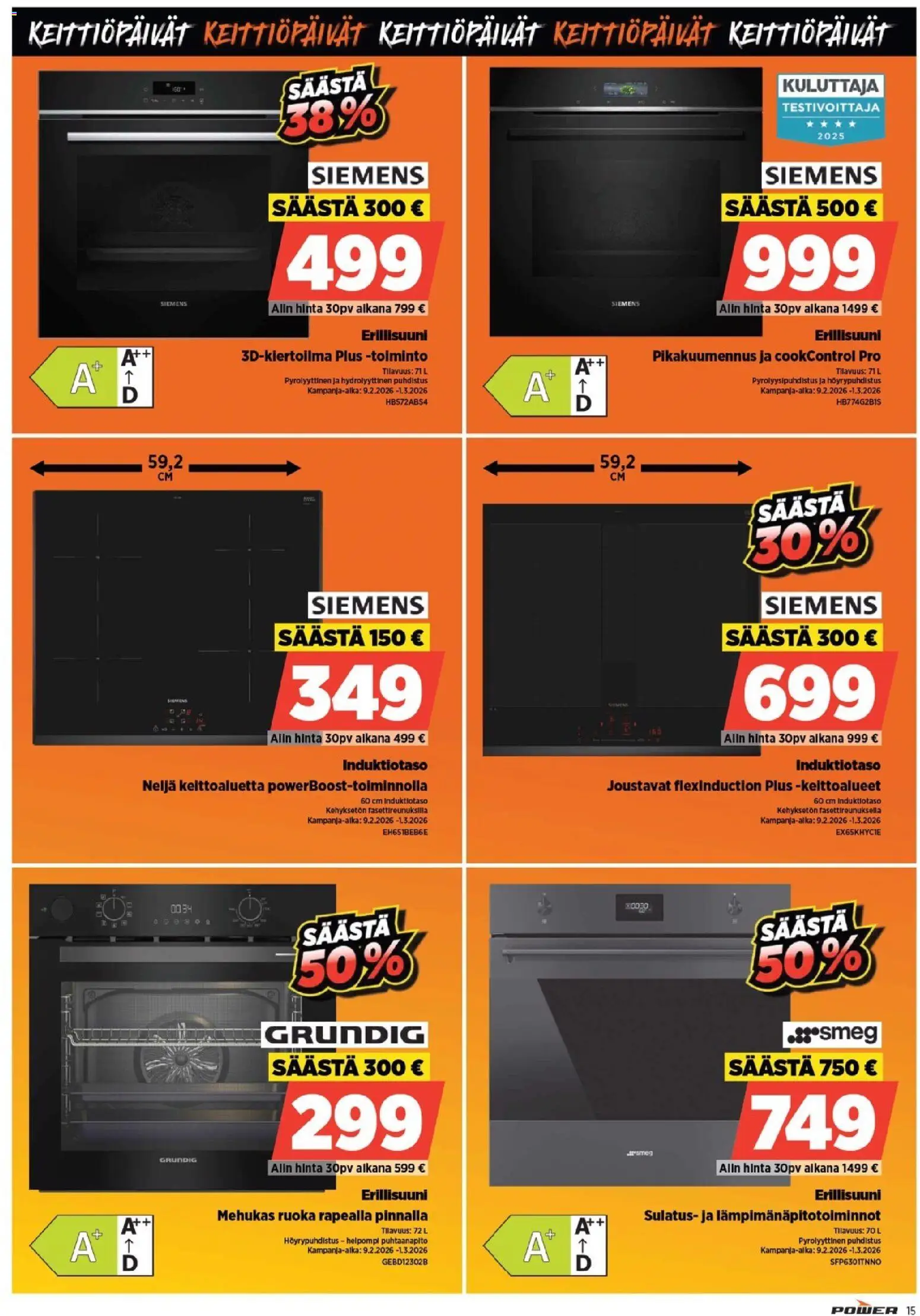Power - POWER HINTAAN Viikon mainoslehti – voimassa 12.02.2026 alkaen | Sivu: 15