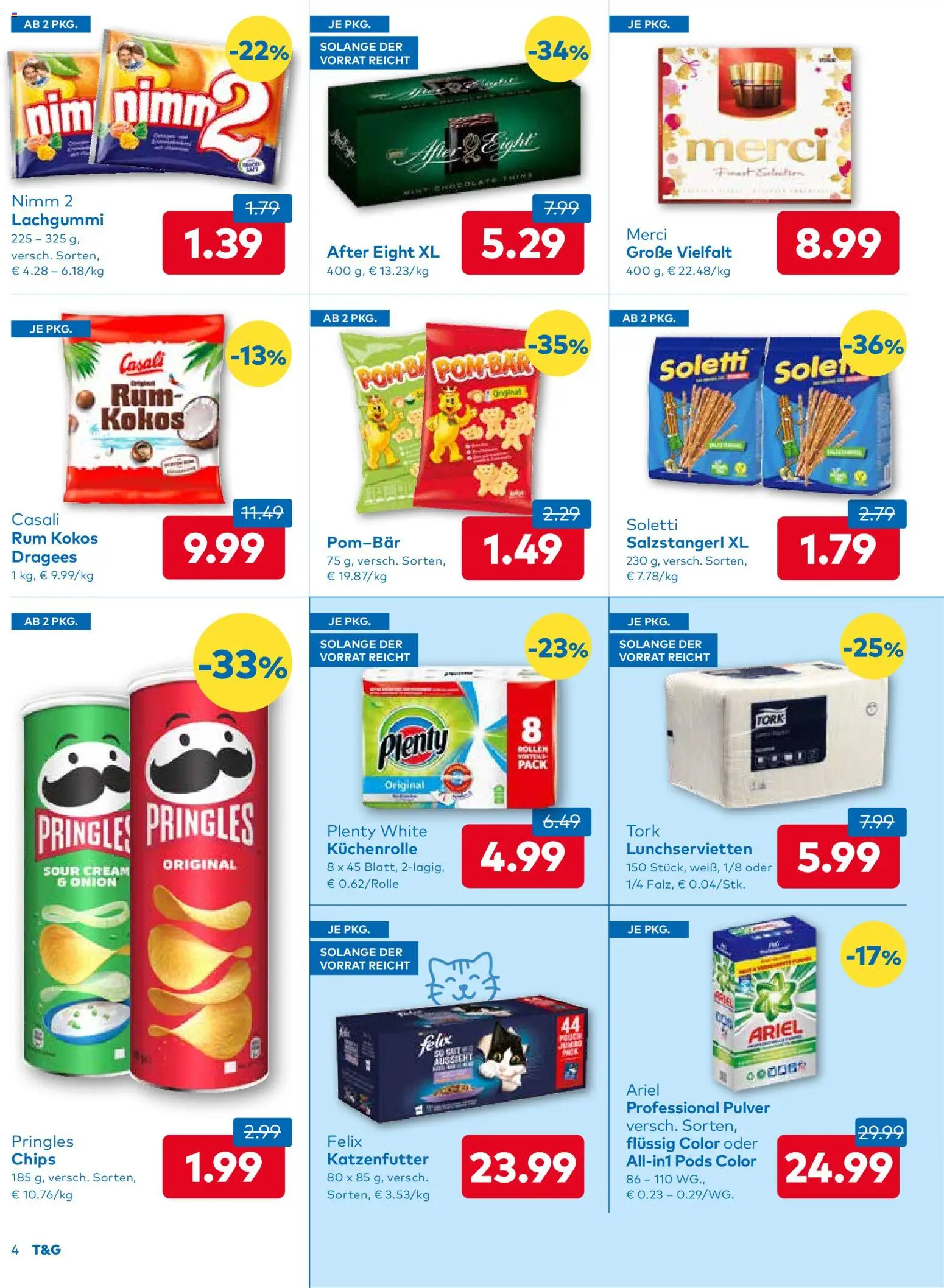 T&G Flugblatt gültig ab 18.12.2025 | Seite: 4 | Produkte: Chips
