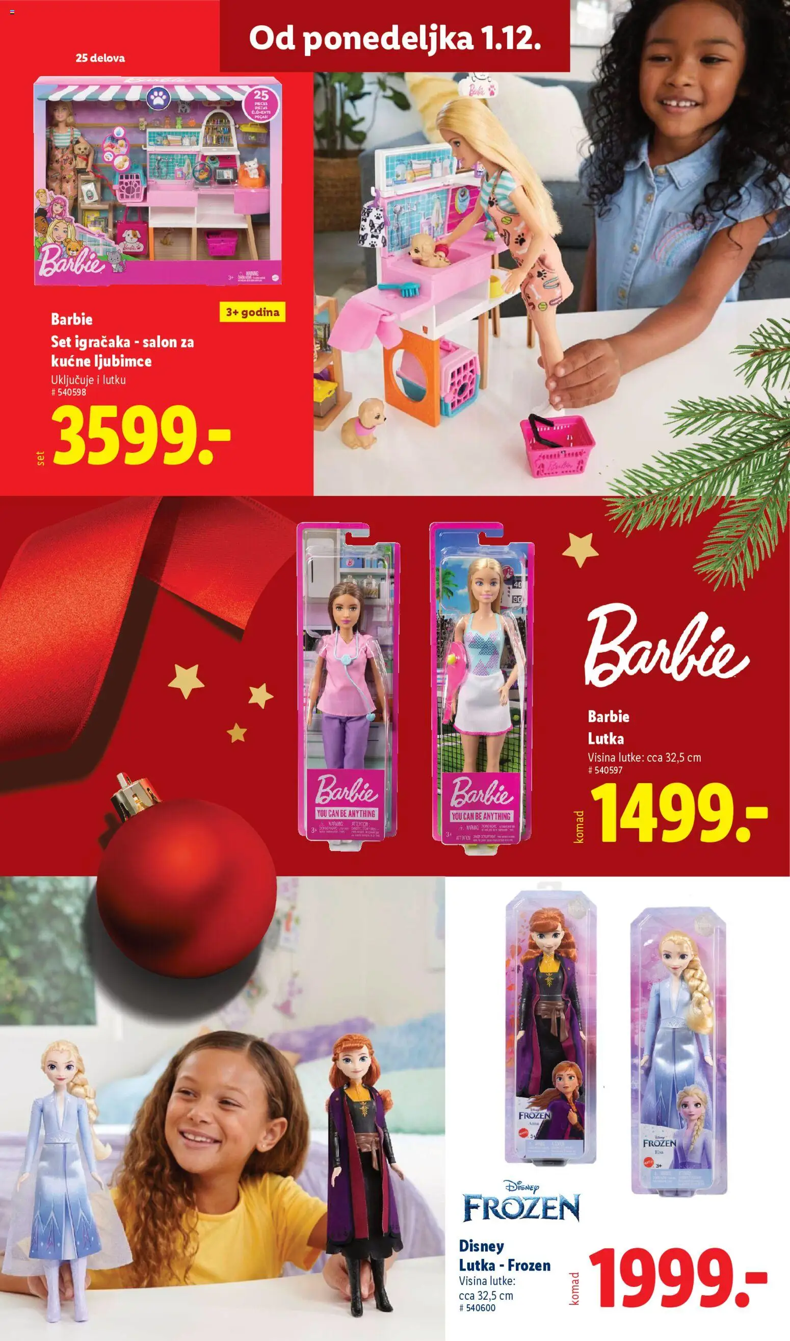 Lidl katalog - važi od 24.11.2025 | Strana: 23 | Proizvode: Barbie
